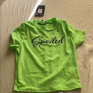 Neon green shirt